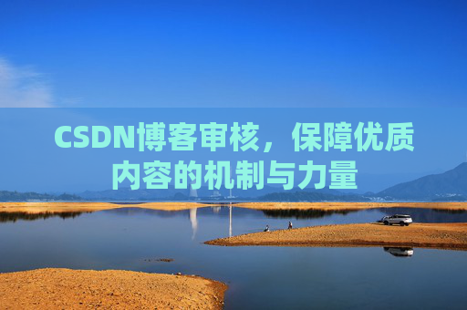 CSDN博客审核，保障优质内容的机制与力量